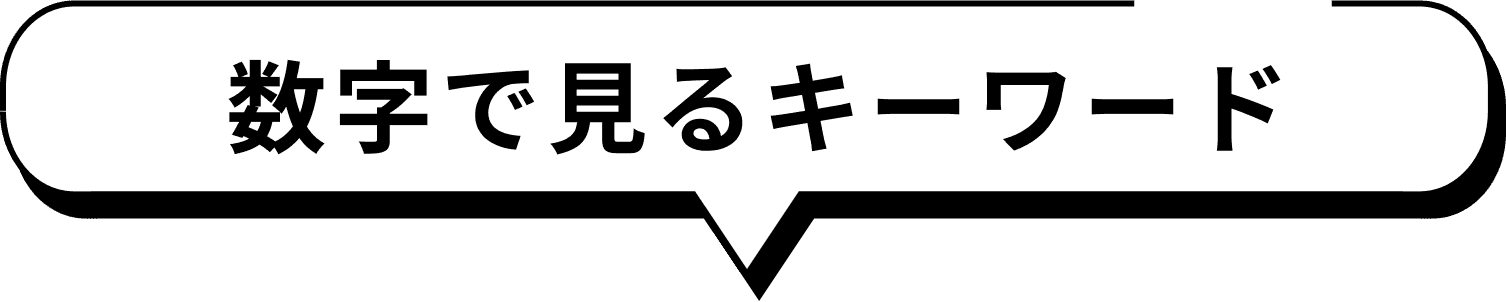 数字で見るキーワード